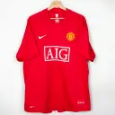 Manchester United 2007–09 Home Retro Jersey ( Master Quality )