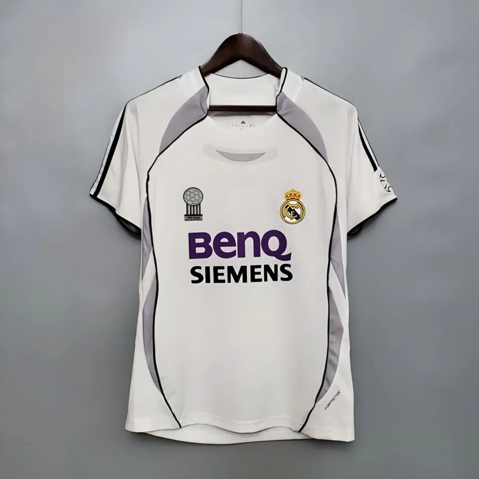 Real Madrid 2006/07 Home Retro Jersey Master Quality  (S)